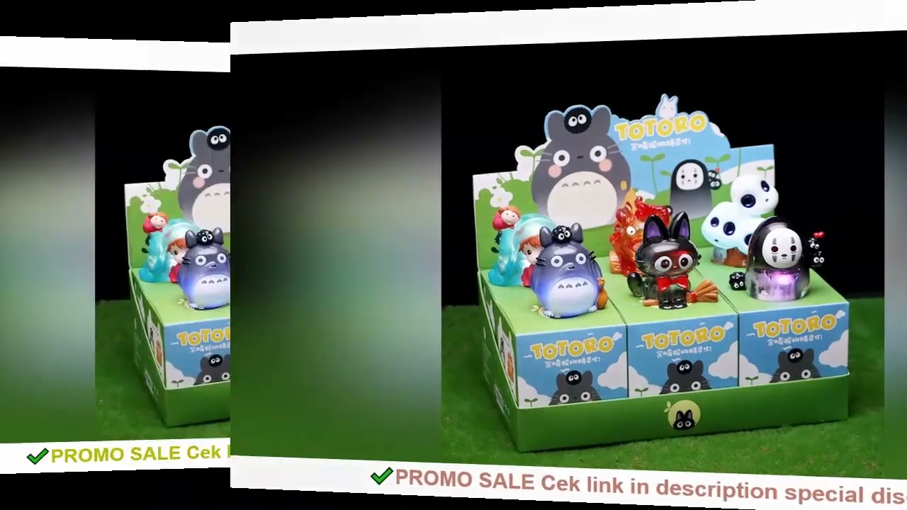 Kawaii Totoro Blind Box Hayao Miyazaki Anime Fairy Tale Elves Mysterious Box Anime Model Kids Birthd