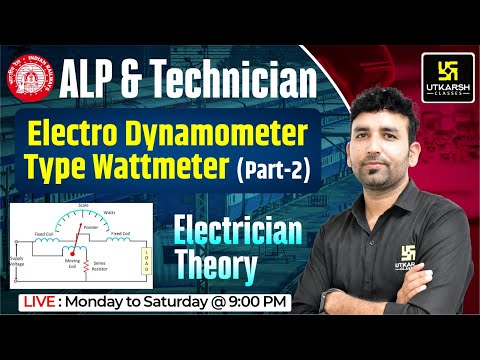 Electrician Theory #61 | Railway ALP & Tech.| Electro Dynamometer Type wattmeter(Part-2) | Ram Sir
