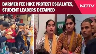 Thumbnail for Barmer Protest | Barmer Fee Hike Protest Escalates, Student Leaders Detained