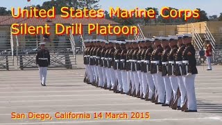 Us Marine Corps Silent Drill Platoon 14 March 2015