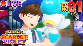 Pokémon Scarlet \& Pokémon Violet • FULL GAMEPLAY STREAM! • 01