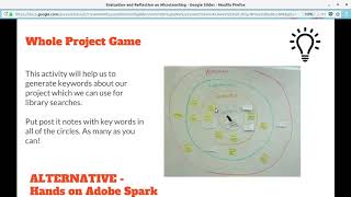 What theory should I put in my creative piece for EdLab?