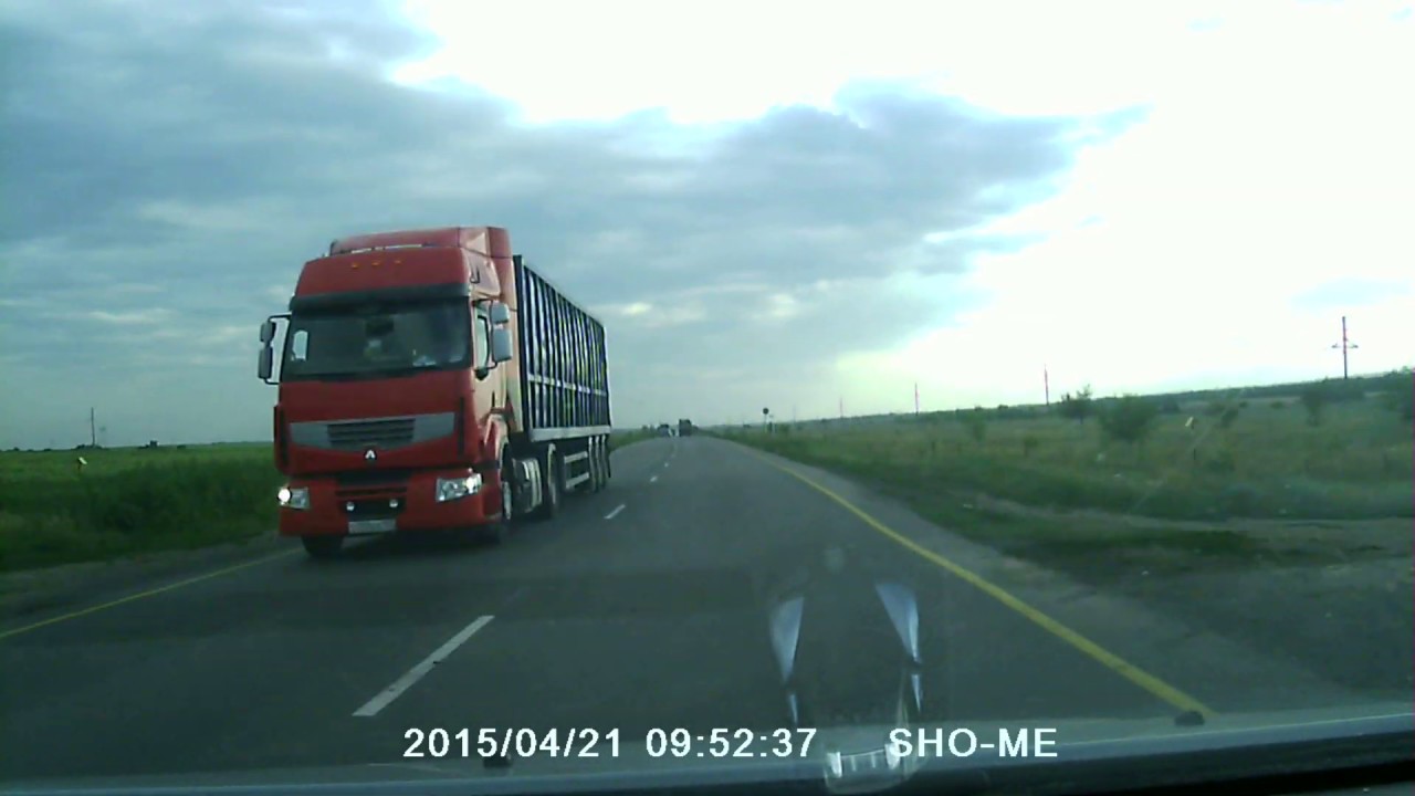 Взрыв колеса камаза