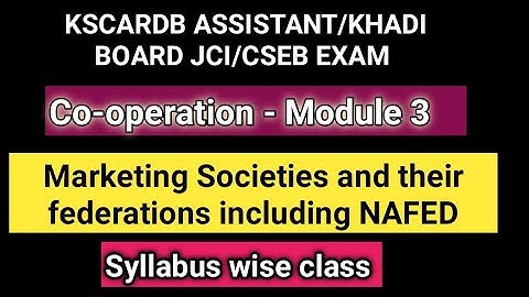 KSCARD Bank Assistant/Khadi board JCI/CSEB/ Primary Marketing Societies and their federations/NAFED