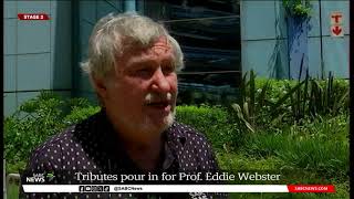 Tributes pour in for Professor Edward Webster