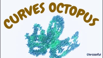 Curves octopus, created in Blender#blender3d #cg