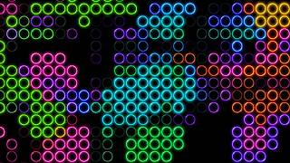4K New Neon Circles Animation | 4K Live Wallpaper | (2 Hour Loop)