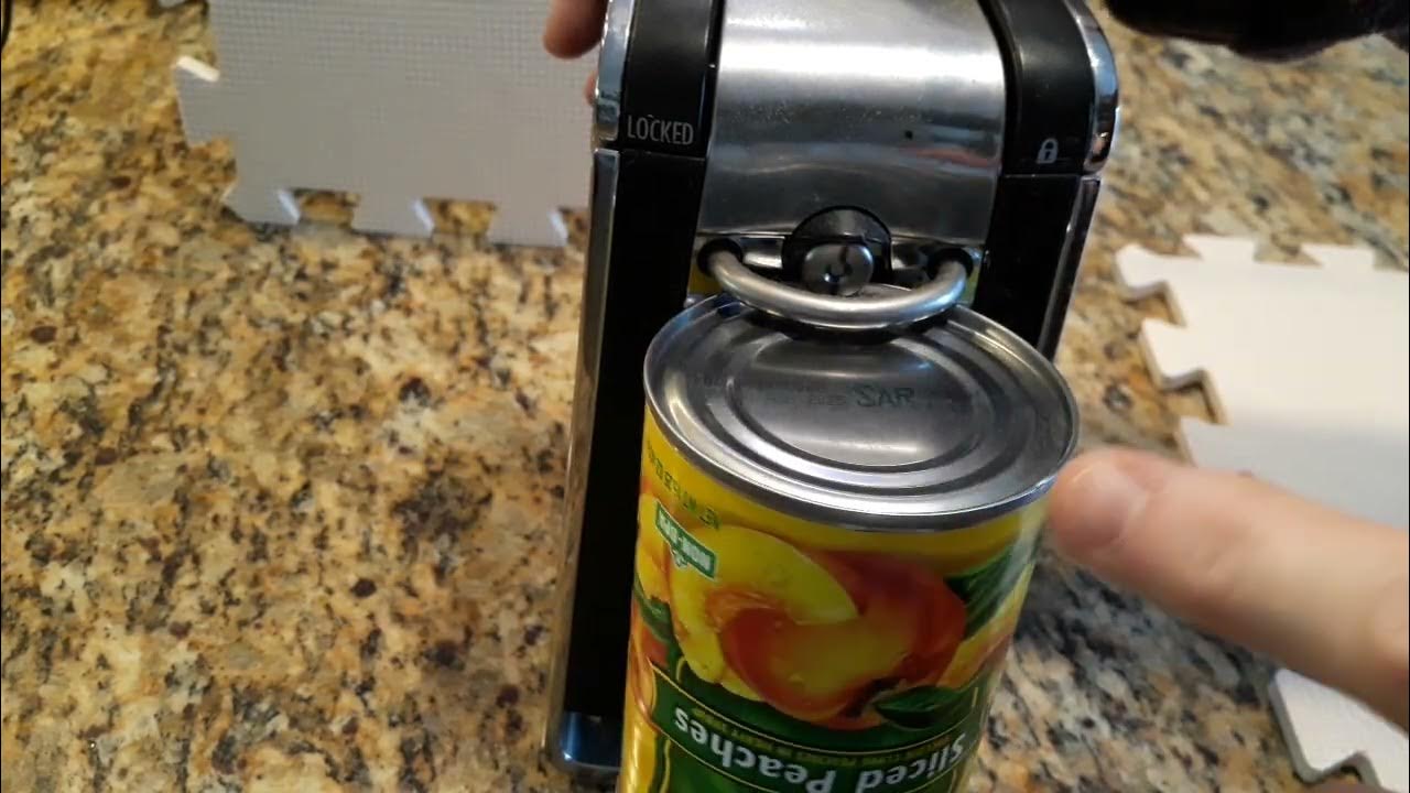 Electric Can Opener with Replaceable Blade and Rechargeable