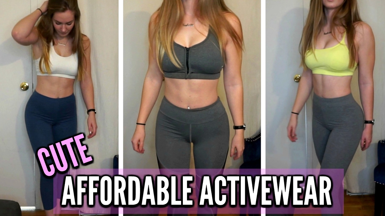 Cute & Affordable Gym Clothes  Activewear Haul (Try On) 