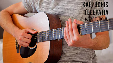 Kali Uchis - Telepatía EASY Guitar Tutorial With Chords / Lyrics