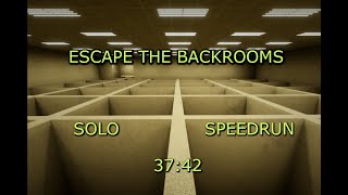 Escape the Backrooms Speedrun (37:42) Solo (No Commentary) screenshot 3