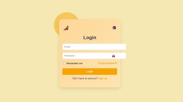 Login form Using HTML CSS & JavaScript With Source Code |#css #loginpage #webdevelopment