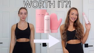 Tan Luxe The Future Airbrush 360 Self Tan Mist Review + Demo | Self Tanner Reviews