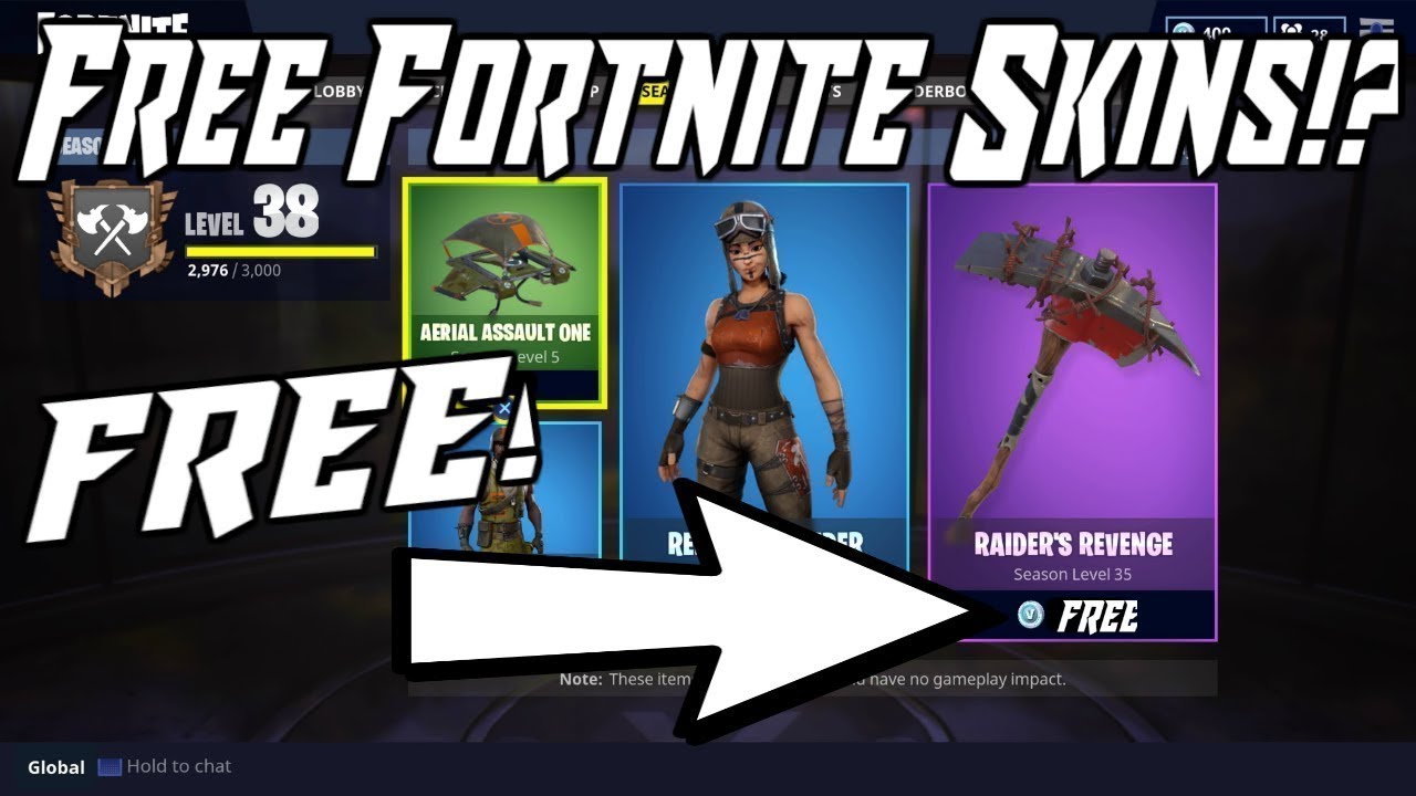 how to get a free skin in fortnite - 2 new free fortnite skins