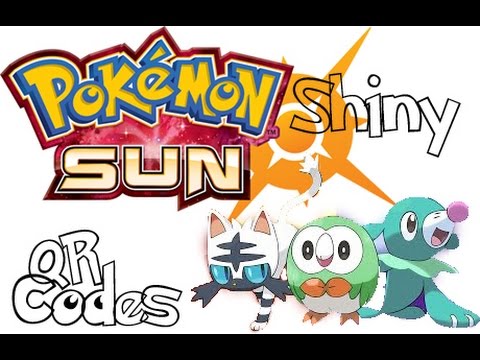 Pokemon Sun / Moon QR Codes  Pokemon sun, Pokemon, Pokemon eevee