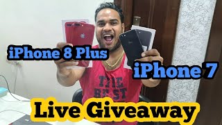 Live GIVEAWAY Of IPhone 8 Plus & IPhone 7 | JJ Communication