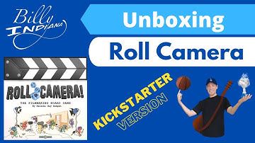 Roll Camera Board Game Unboxing (Kickstarter version)