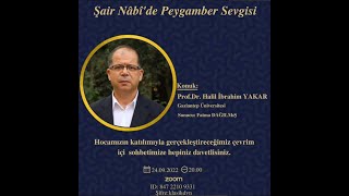 Prof Dr H İbrahim Yakar-Şair Nâbî