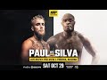 Jake Paul vs. Anderson Silva Prediction #shorts