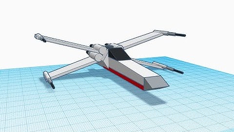 How to build a X-WING on Tinkercad