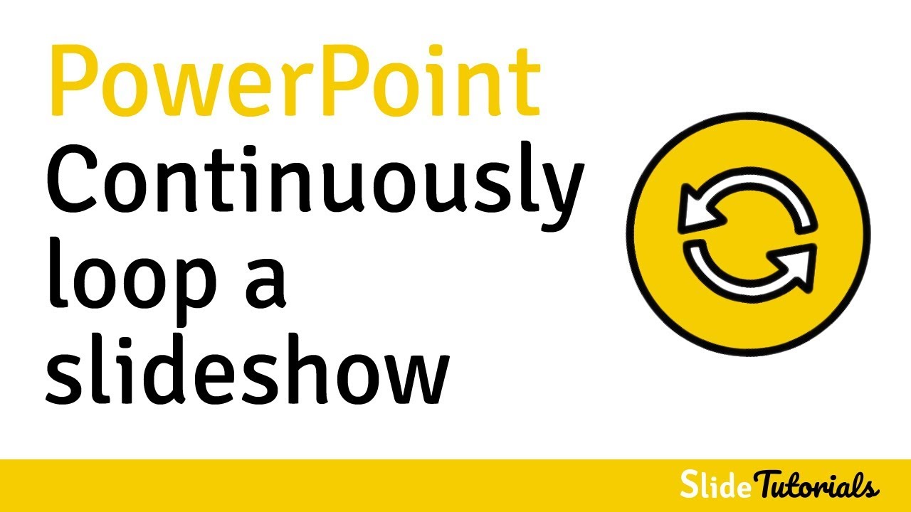 how to make powerpoint presentation continuous loop