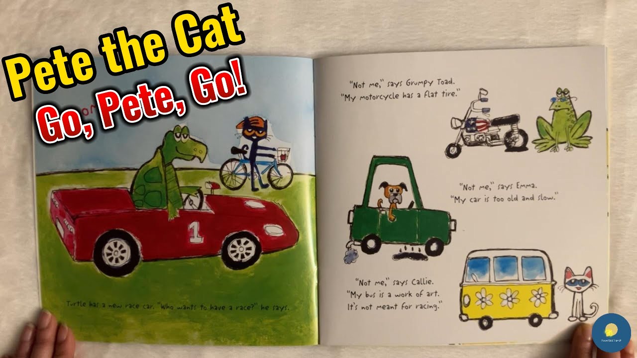 Pete the Cat Go, Pete, Go! by James Dean Kids