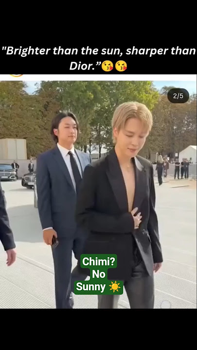 “Sunlight was optional because Jimin was there. ☀️ #Jimin#bts #kpop#btsmember#parkjiminedits