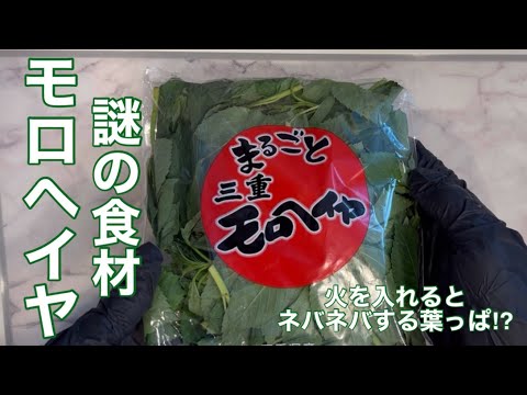 【モロヘイヤレシピ】美容に欠かせない謎のネバネバする食材モロヘイヤで超ネバネバ丼を作ってみた【丼レシピ】