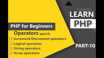 How to use PHP Operators and what are the types of PHP Operators in Hindi PART 2