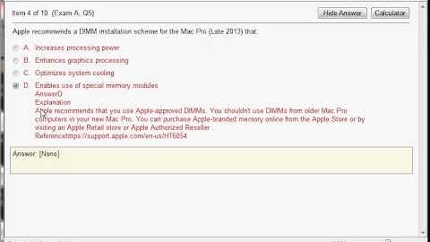 9L0-012 Mac Service Certification Exam