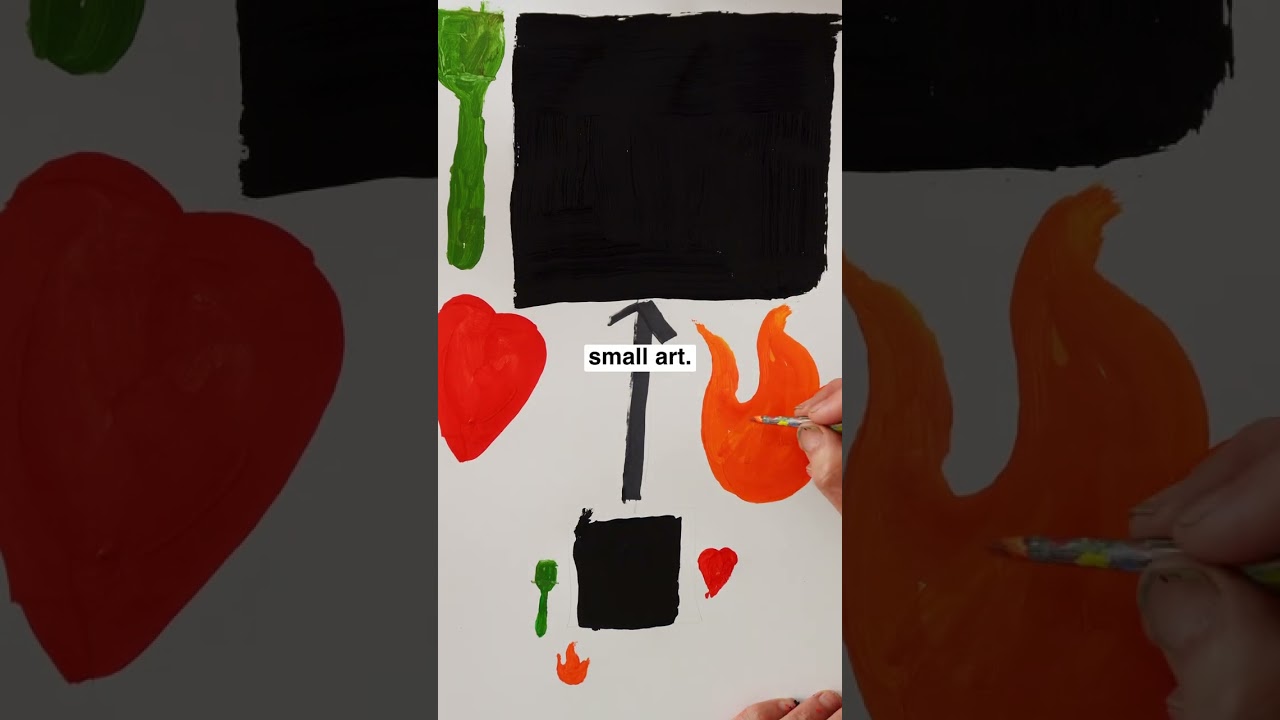 Как мне расширить масштаб своей работы от маленьких картин до больших?