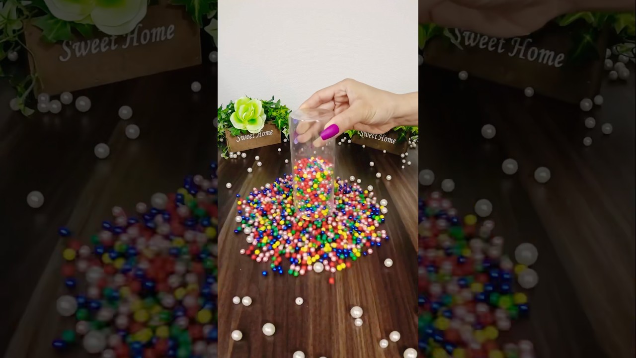 Satisfying Reverse Beads ASMR 📿📿🌈 