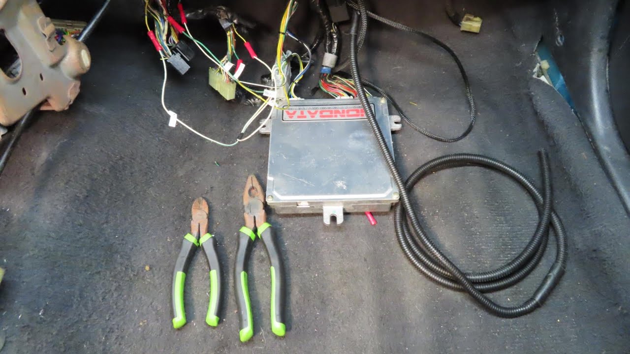 How to install a K SERIES Conversion Harness In a OBD0 Civic EF/CRX