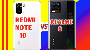 Redmi Note 10 vs Realme 8 SpeedTest & Camera Comparison |