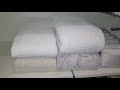 Organizando lençóis e toalhas