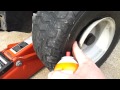 First attempt mounting a tire on its rim by fire