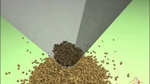Sand flow rate and angle of repose experiment