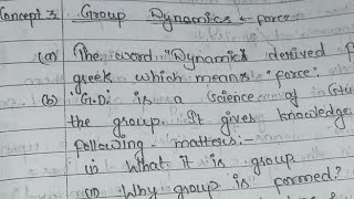 GROUP DYNAMICS 2