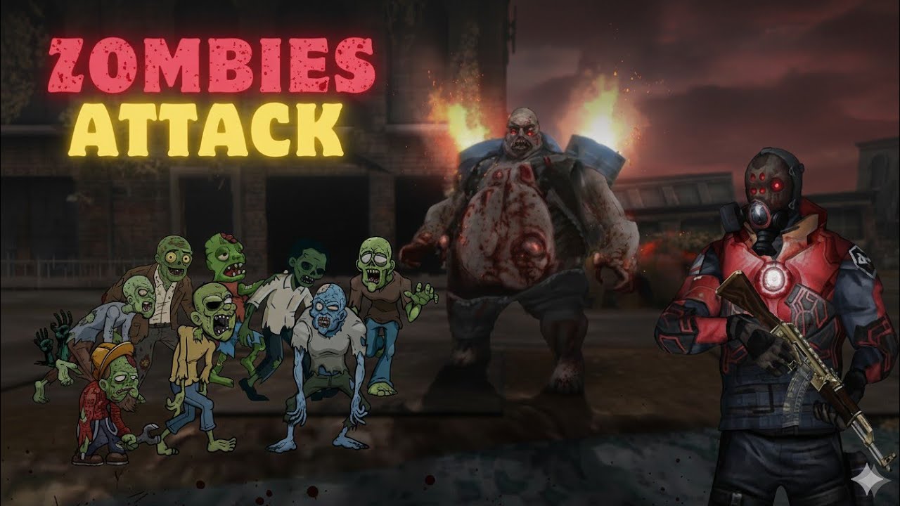 Zombies attack | miniclip of modern commandos game ( Boss fight 