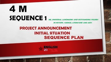 4ms-Sequence One- Project announcement /initial situation / Sequence Map