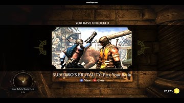 MKX KRYPT UNLOCK : Sub Zero