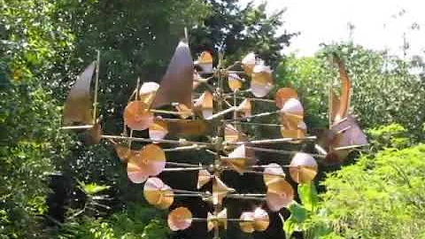 kinetic wind sculpture by Stan Jankowski