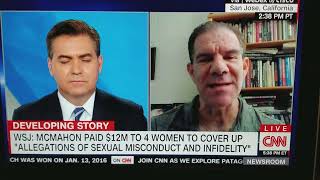 Dave Meltzer On Cnn With Jim Acosta Discussing Vince Mcmahons Retirement From Wwe