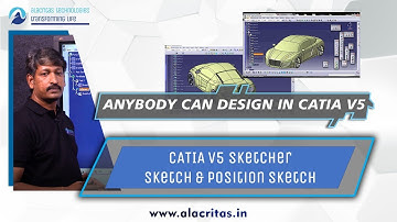 Difference between #Sketch and #Positioned Sketch option in CATIA V5 | Alacritas Technologies | CAD