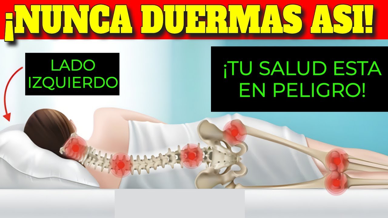 ¡FUE REVELADO! DORMIR del LADO IZQUIERDO CAMBIARA tu VIDA! (Errores al Dormir)
