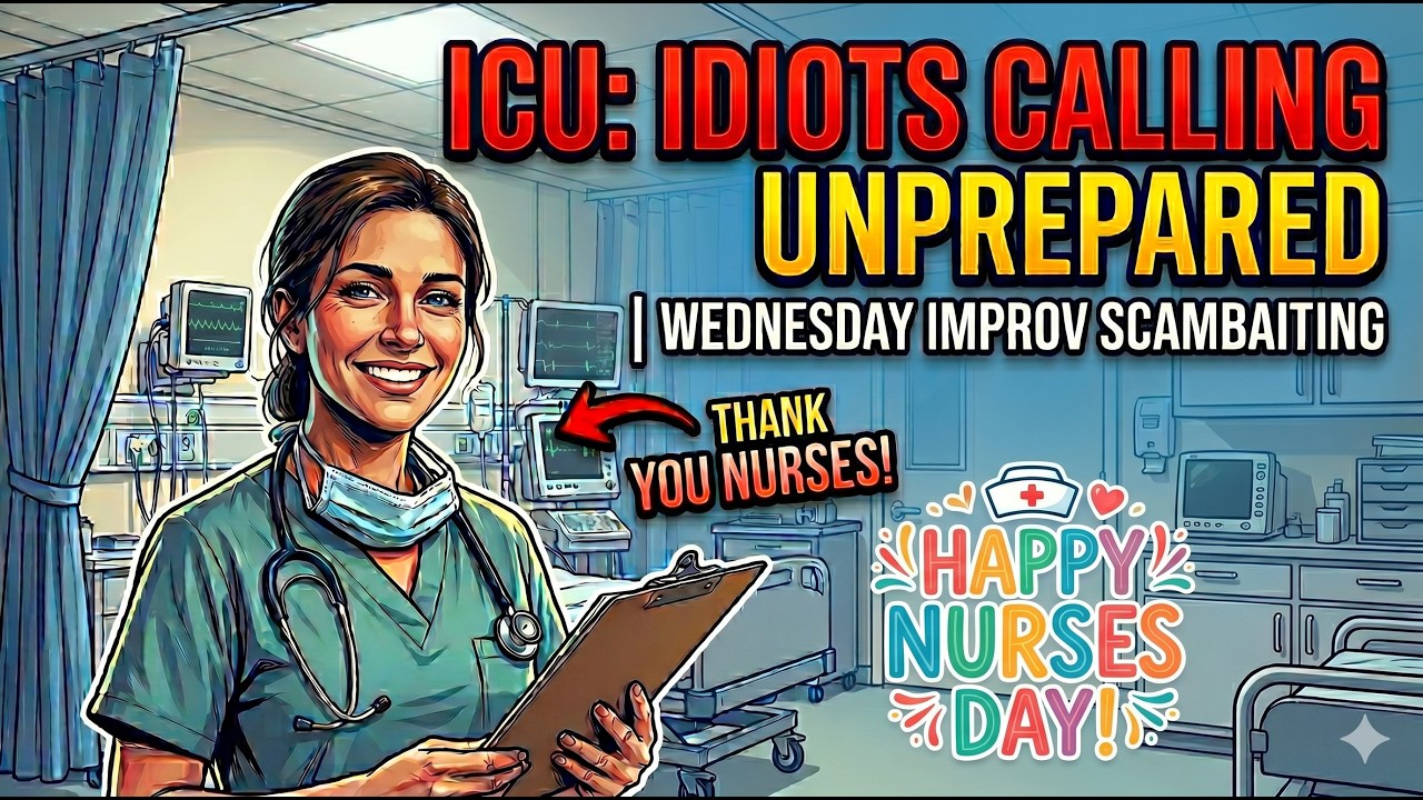 “ICU: Idiots Calling Unprepared | Wednesday IMPROV Scambaiting” #462