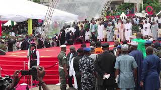MFM GO DK Olukoya praying at Babajide Sanwo-Olu's inauguration in 2019