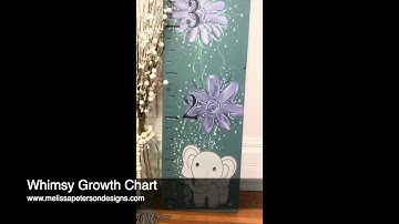 Whimsy Growth Chart | Melissa Peterson Designs