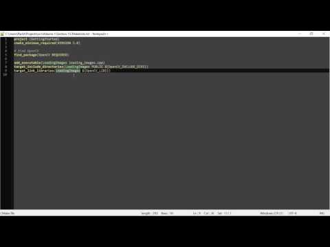 OpenCV 3 Projects for Photo Filtering : Creating a New Project | packtpub.com