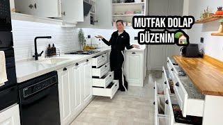 Kayinvali̇demle Herşeyi̇ Ortaya Çikarttikmutfak Dolap Düzeni̇mkahve Köşesi̇ Erzakliğim Mutfak Turu